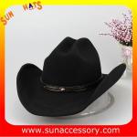 Fashion hot sale Western cowboy hats for mens,100% Australia wool felt hats for