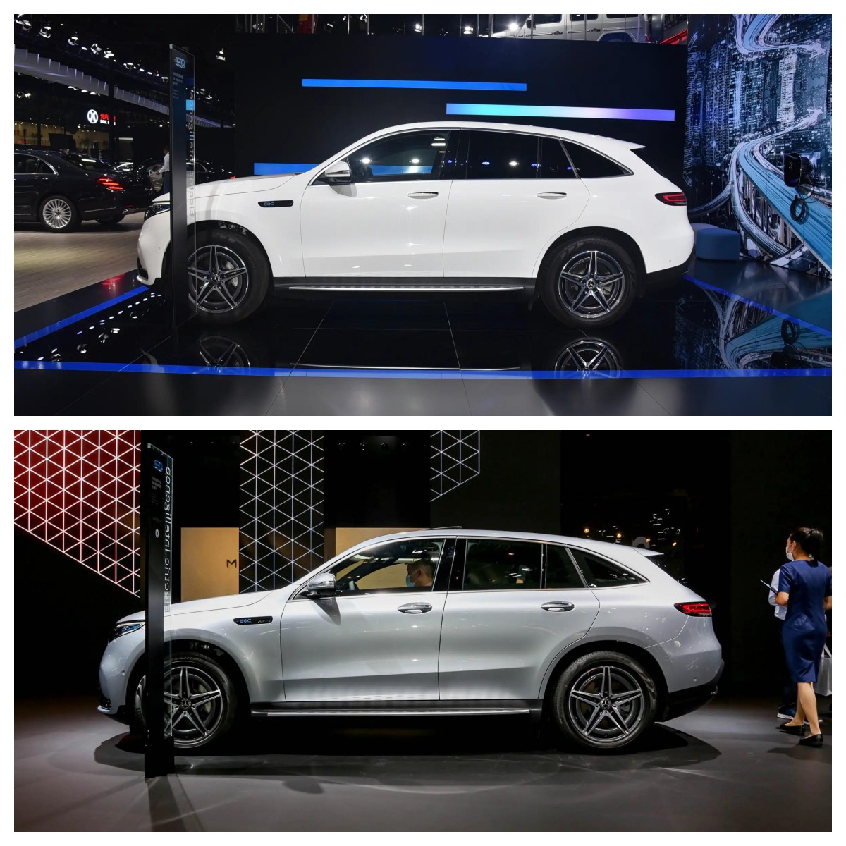 Energy Vehicle Mercedes EQC with Slow Charge 12-Hour Battery and Exquisite Workmanship