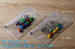 pvc zipper puller for packaging pvc bag plastic clear pvc zipper tote bags, pvc