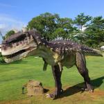 China Theme Park  Realistic Animatronic Dinosaur Carnotaurus With Movement And Sound Customization for sale