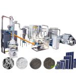 High Recovery Solar Panels Recycling Line 500KG/H For Recycling Metal Glass