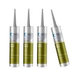 Sanitary Grade Black Weatherproof Silicone Sealant Excellent Coverage