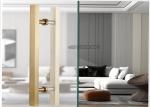 Brushed Stainless Steel Front Door Handles SUS201 27.5in With Square Tubes