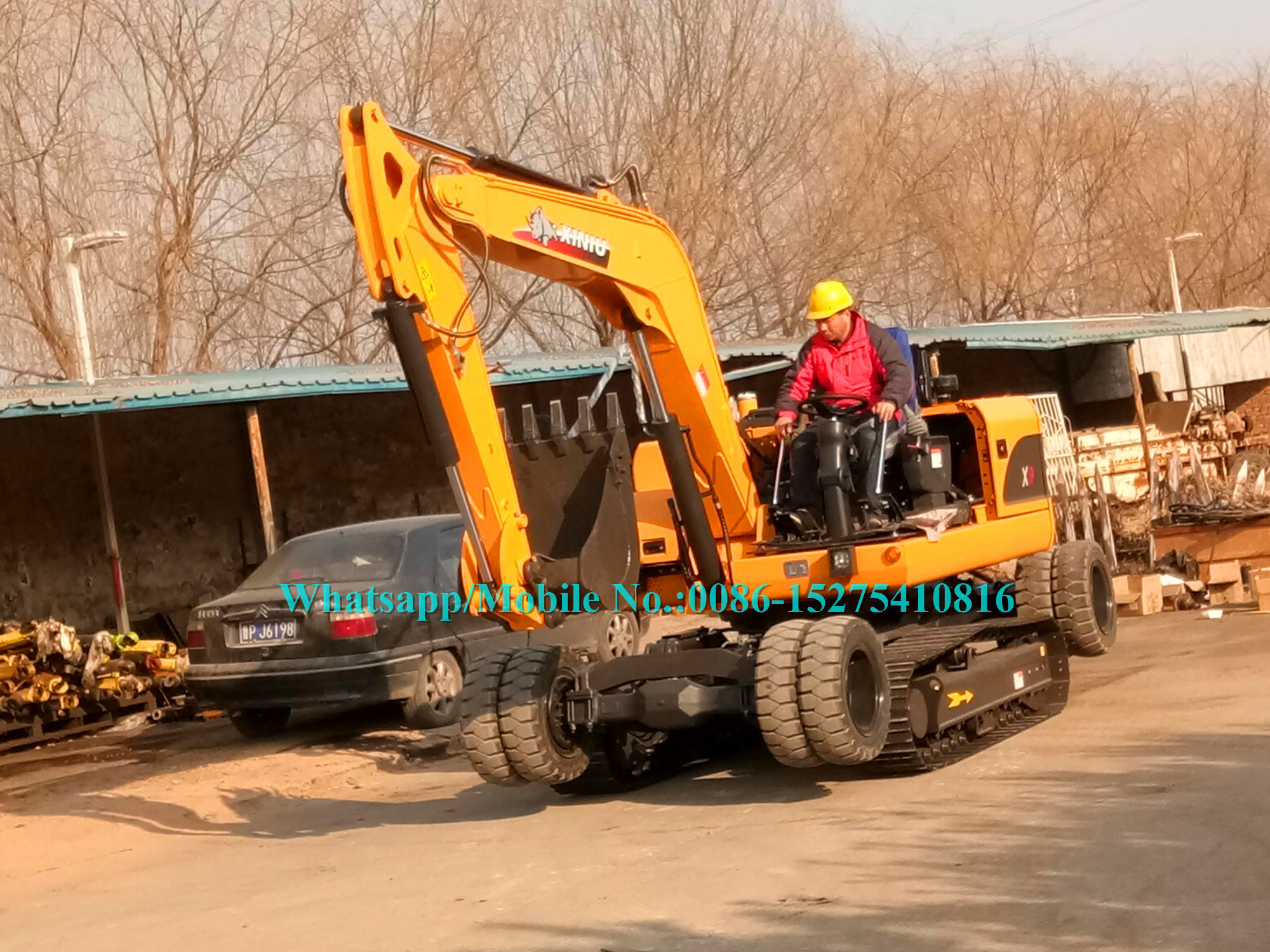 Crawler Mounted Excavator Heavy Earth Moving Machinery With GERMANY REXROTH Pump