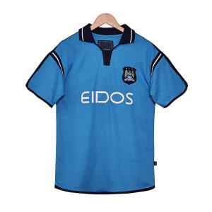 Wholesale Home Retro Football Shirts Classic Reproduction for 2001-2002 Manchester City from china suppliers