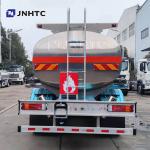 6 Wheel Aluminum Alloy Sinotruk Howo Tanker Truck 10000 Liters With Dispenser