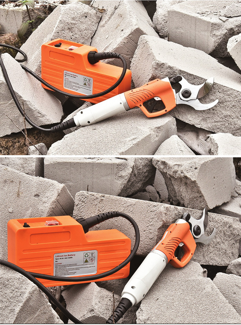 Tijeras de podar eléctricas con batería de litio de 36V Tijeras de podar de derivación de jardín de carga