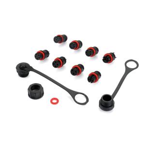 Wholesale M13 2-Pin Male Female Connector Waterproof Bulkhead Connector for Cable from china suppliers