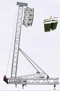 China 8-10M Aluminum Line Array Speaker Truss Hang Up Speakers on sale