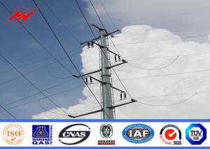 Wholesale Medium Voltage Galvanised Steel Transmission Poles 10kv - 550kv ISO Certificate from china suppliers