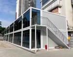 Flexible Assemble Flat Pack Houses Professional Supply Customized Color Easy