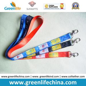 Wholesale Heat transfer printing colorful calendar flat neck lanyard w/sewing and lobster claw hook from china suppliers