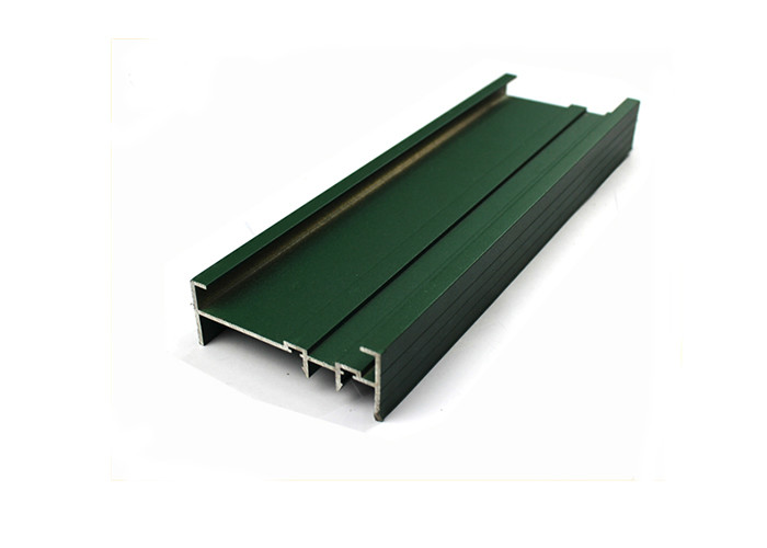Colored Rectangular Aluminum Tubing , Extruded Aluminum Window Frame