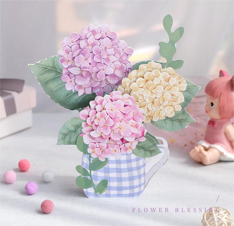 Luxury 3mm 3d Pop Up Greeting Card For Mother Day