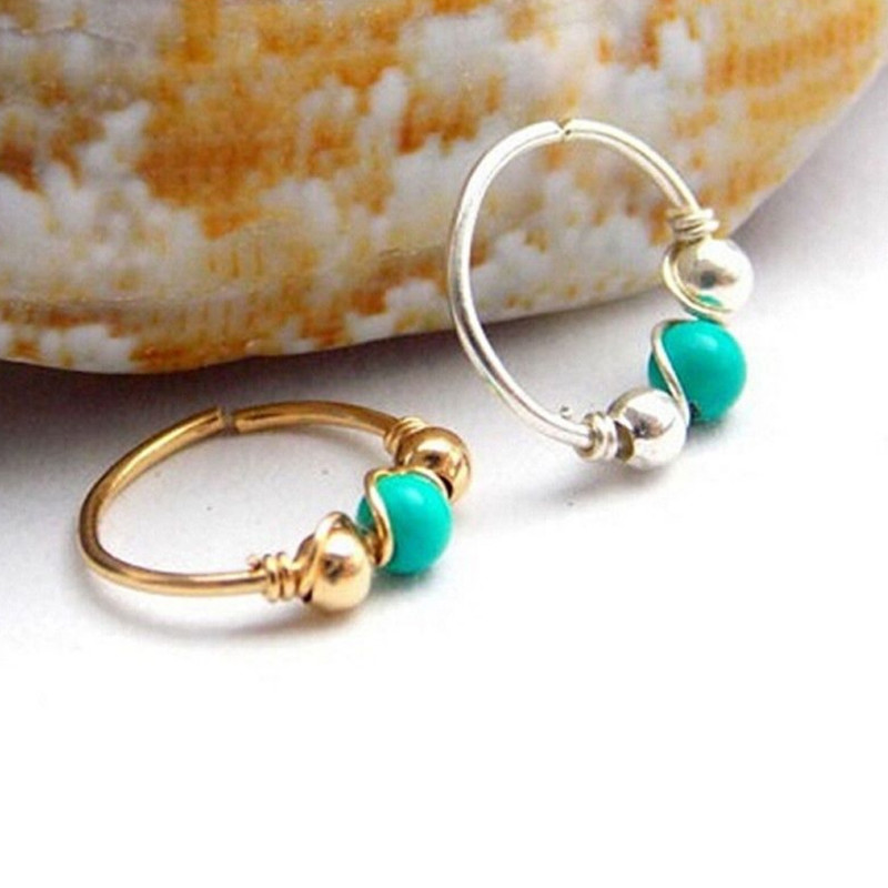 Fashion High Quality Nostril Hoop Nose Ring Nose Earring Piercing Hiphop Body Piercing Jewelry
