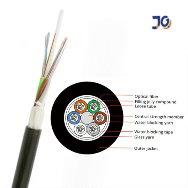 Single mode Loose tube Non metal fibre cable fiber optic cable GYFY air blowing