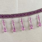 Handmade fashionable chain beads lace tassels fringes for curtain/sofa/pillow