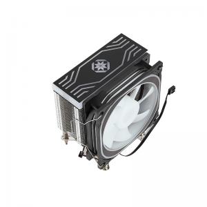 Wholesale 4pcs Pipe Black And White CPU Cooler , 12VDC ISO9001 CPU Liquid Cooling Radiator from china suppliers