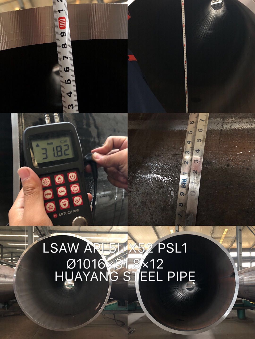 Construction S355JRH S275JR 3PE Electric Fusion Welded Pipe