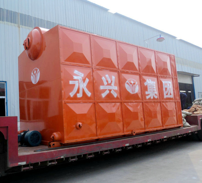 8 T/H Singl Drum Coal Fired Steam Boiler Safe Outdoor Coal Stoker Boiler