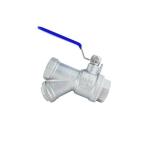 Stainless Steel Y-Type Filter Ball Valve with Strainer Water Industrial Usage