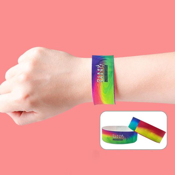 Custom Your Vent Wristband Waterproof And Durable Tyvek Wristbands For Events