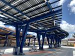 Canopy BIPV Photovoltaic Dual Glass Solar Panels T5 Aluminum Frame