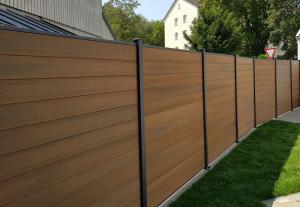 Wholesale 24x170mm Wood Plastic Composite Panel Coffee Color WPC Interior Wall Fence Outside Floor Plank from china suppliers