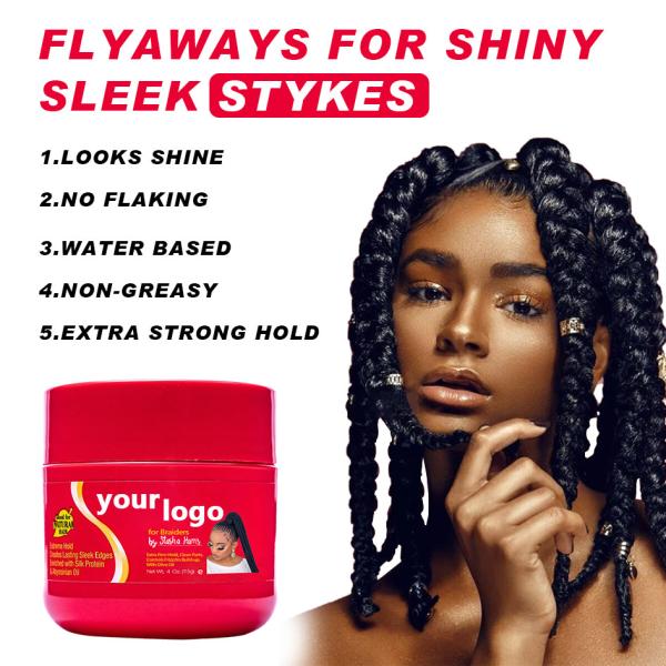 Non Flaking Firm Shine And Jam Extreme 4c Braid Gel Water Base Strong Hold