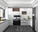 Customized High Gloss Lacquer Finish Kitchen Cabinet for Villa/Apartment