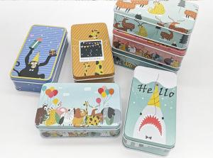 Wholesale Flower Post Card Custom Tin Cans Stationery Metal Can Box from china suppliers