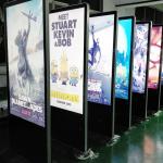 Floor standing digital signage 43 49 55 inch android video lcd advertising