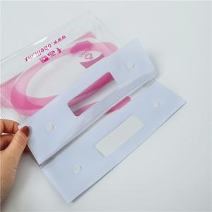 Wholesale Button Transparent Storage PVC Cosmetic Bag from china suppliers