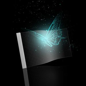 Wholesale Indoor Flexible Transparent LED Screen Glass Film Crystal LED Display Adhesive LED Screen from china suppliers