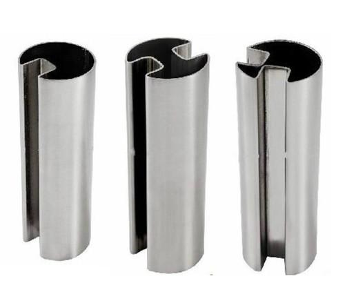 304 316 stainless steel channel tube and pipe for glass railings with mirror or