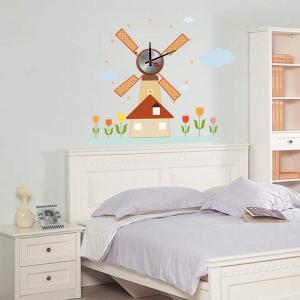 Wholesale 3M Removable Vinyl Room Wall and Window Sticker, 3D Metal CMYK Clock 10A110 from china suppliers