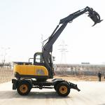 Earthwork Projects Hydraulic Shovel Digger Wheeled Construction Equipment