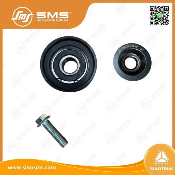 Idler Pulley 202V95800-6098 HOWO Truck Parts Belt Tensioner Roller Belt Idler