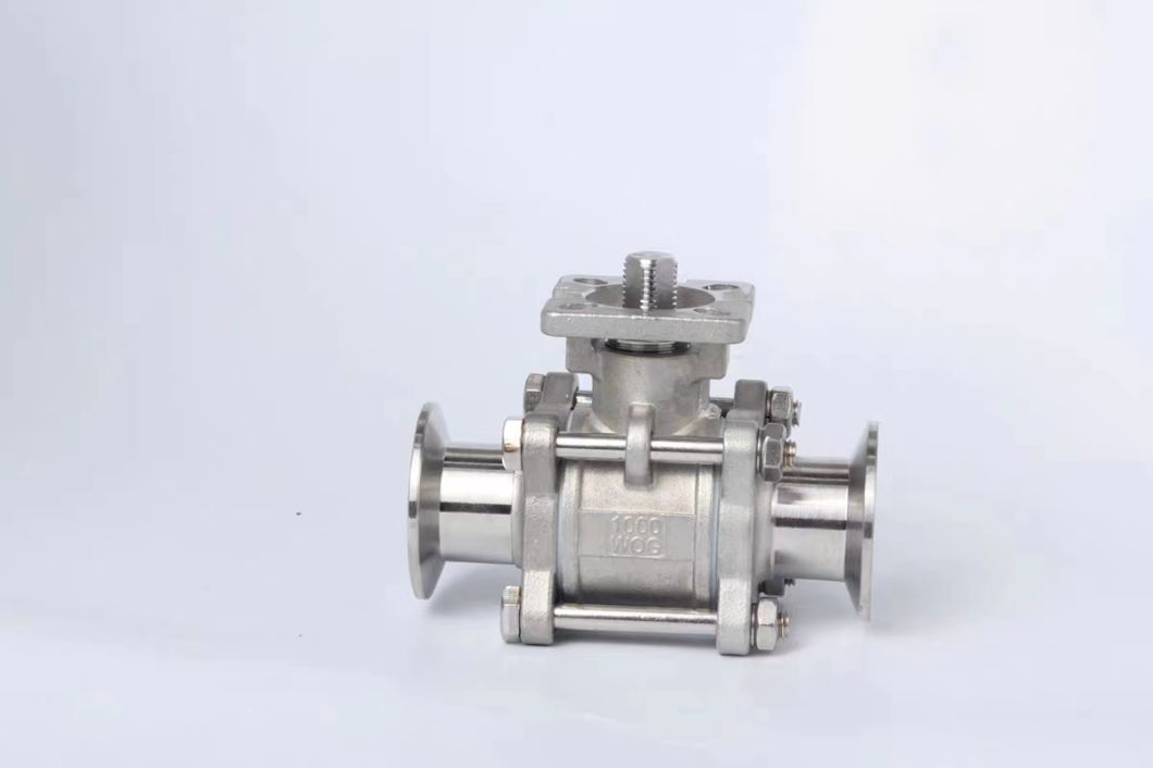 Manufacturers Supply 304/316 Stainless Steel 3PC Quick Installation High Platform Ball Valve