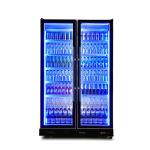 Swing Door Liqour Drinks Display Freezer With R290 Refrigerant And Low E Glass