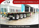 35 Ton 12 Wheeler Flatbed Container Trailer 3 Axle Semi Trailer 2500 *2500 *