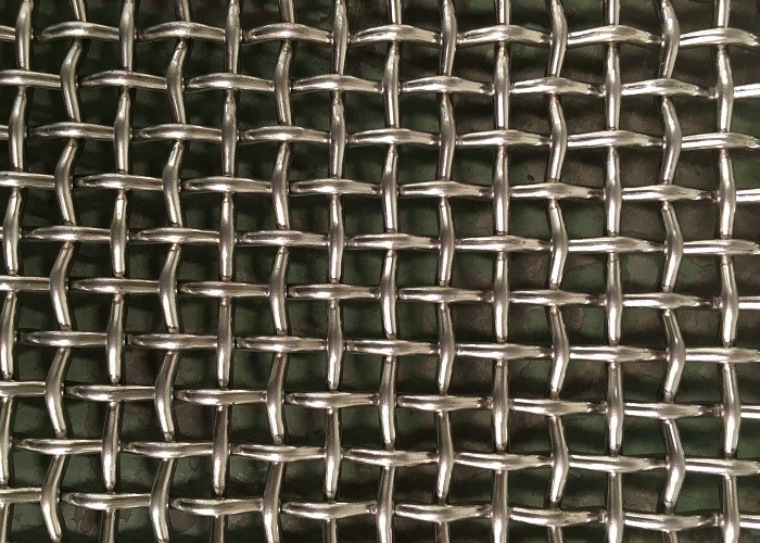 Flat Top Stainless Steel Crimped Wire Mesh Crimped Wire Screen For Livestock Breeding