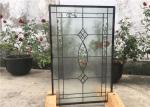Contemporary Collection Solid Flat Decorative Tempered Glass Windows