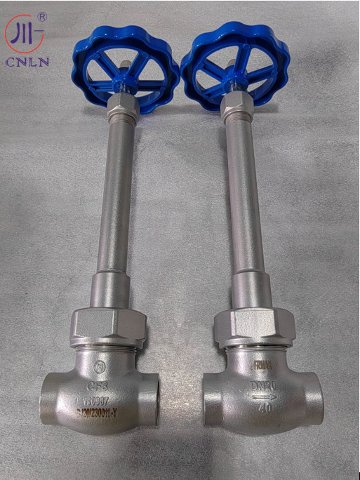 Low Temperature Shut Off Valve LNG,LAR,LOX,LIN PTFE For Cryogenic Tank