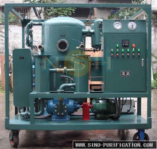 Quality Insulation Oil Purification Systems , Regenerate Deteriorated Transformer Oil Purifier Machine for sale