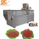 Sinking Fish Feed Extruder Machinery Plant , Fish Feed Production Machine