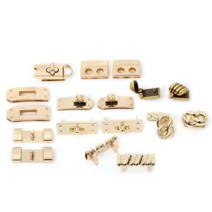 Wholesale Metal Push Turn Handbag Lock Hardware Scratchproof Customizable from china suppliers