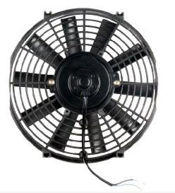 Wholesale Plastic 11 Inch Universal Radiator Cooling Fan Black Color 12v With Straight Blade from china suppliers