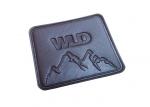 Cool Embossed Leather Patches Custom Leather Name Tags For Flight Jackets