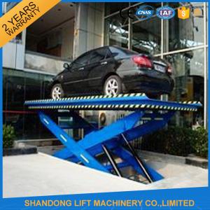 Wholesale CE Steel Hydraulic Scissor Car Lift with 3m Lift Height 3 T Load Capacity from china suppliers